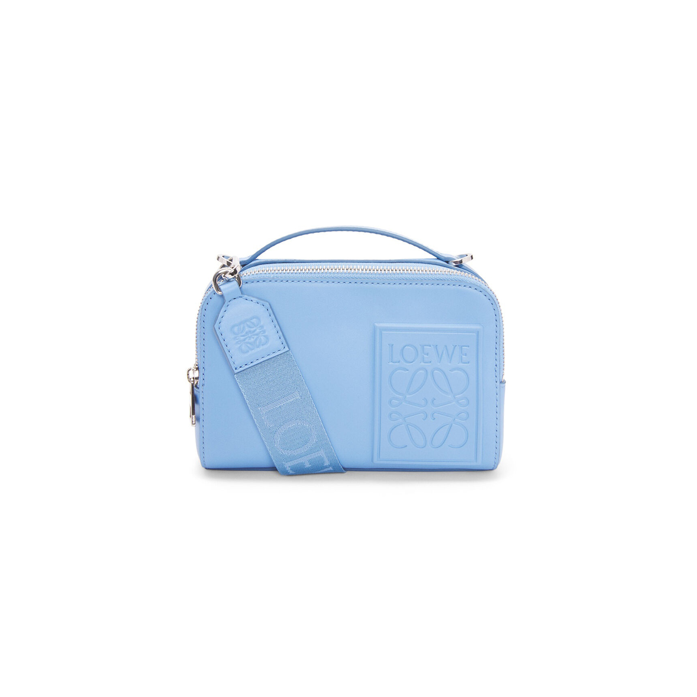 LOEWE MINI CROSSBODY CAMERA BAG IN SATIN CALFSKIN C565R41X05 (18*13*8.5cm)